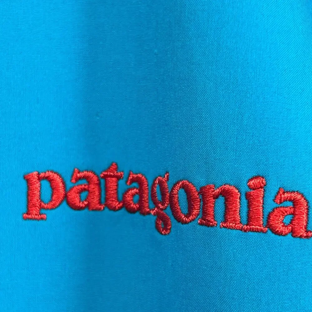 PATAGONIA Jacket Mens L Adze Hybrid Polartec Softshell Windbreaker Full Zip Blue